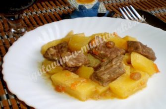 Говядина с картошкой в мультиварке рецепт с фото