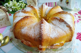 вкусный кекс на йогурте